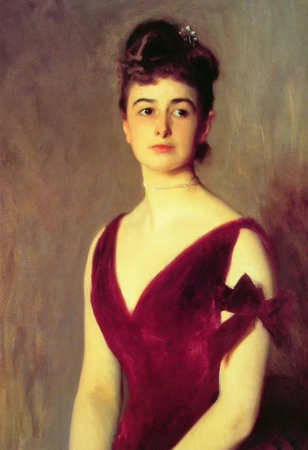 John Singer Sargent, Mrs Charles E. Inches  1887  86.4 x 60.6 cms | 34 x 23 3/4 ins Oil on canvas  John Singer Sargent, Museum of Fine Arts  Boston| United States