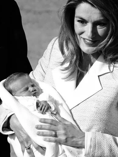 Letizia with her daughter Princess Leonor, 2005