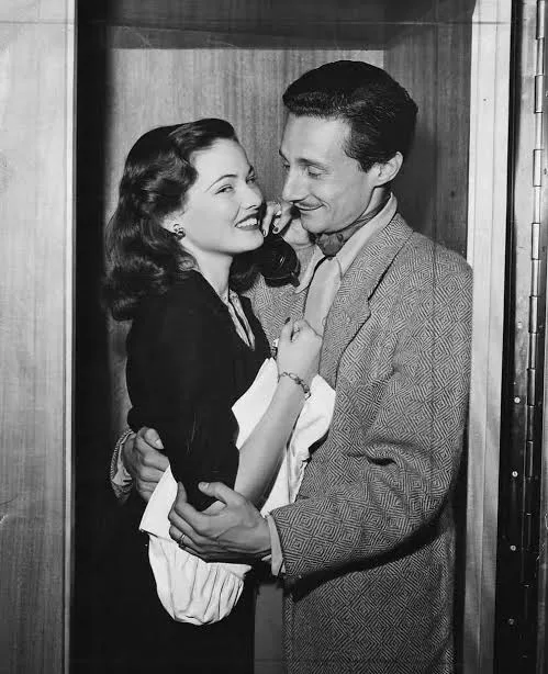 Oleg Cassini with Gene Tierney