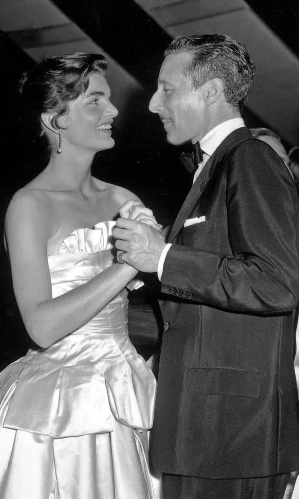 Oleg Cassini dancing with Jacqueline Kennedy