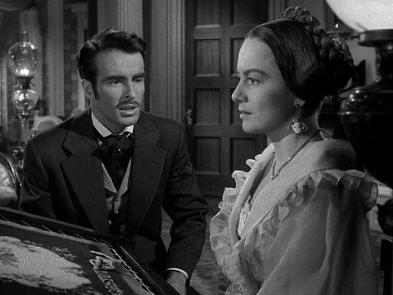 Olivia de Havilland and Montgomery Clift in The Heiress (1949)