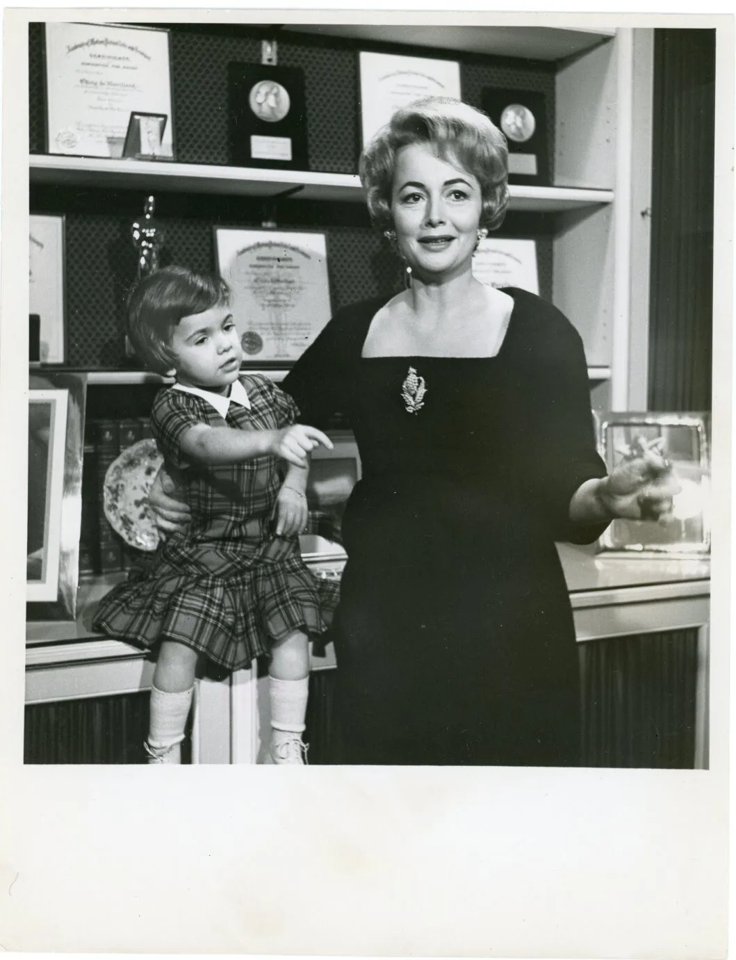 Olivia de Havilland with her daughter Gisèle Galante