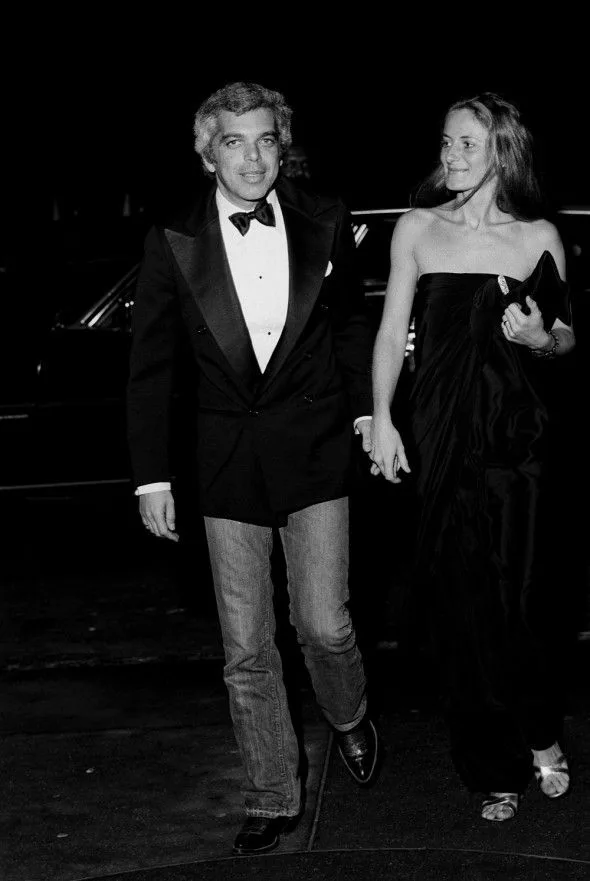Young Ralph Lauren with his wife Ricky Lauren
