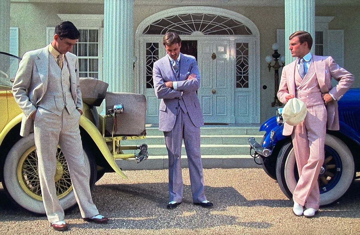 The film Great Gatsby(1974) costumes, designed by Ralph Lauren