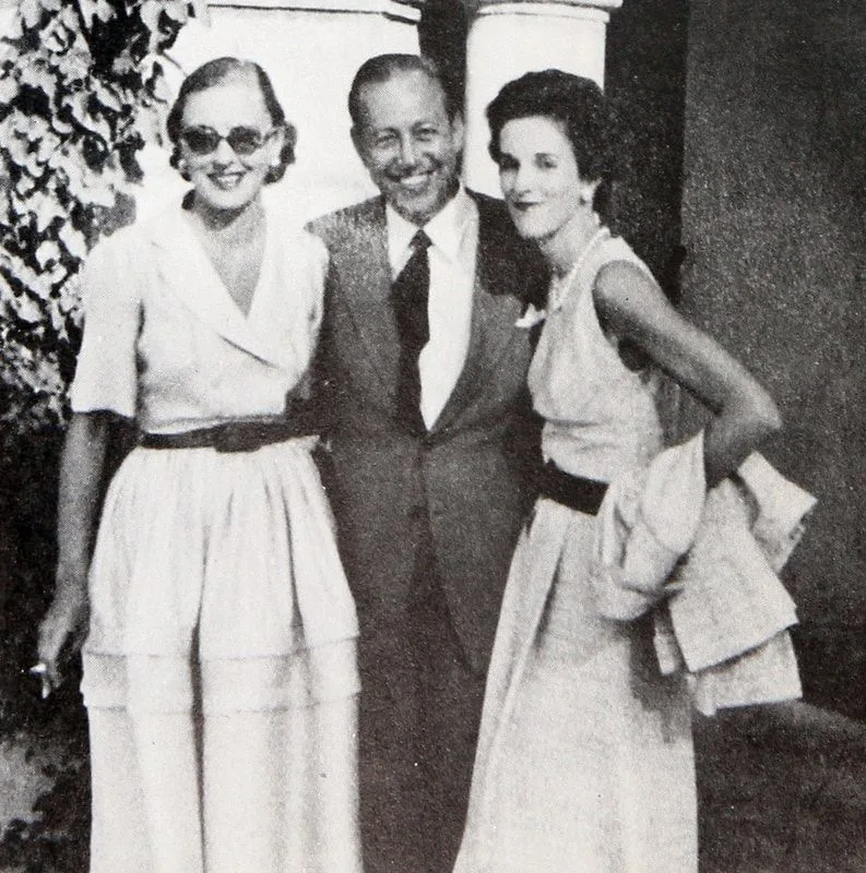 Slim Keith with Babe Paley and her husband William Paley