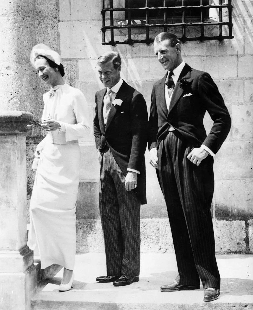 Wallis Simpson and Duke of Windsor on their wedding, 3 June 1937