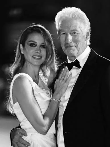 Richard Gere with wife Alejandra Silva