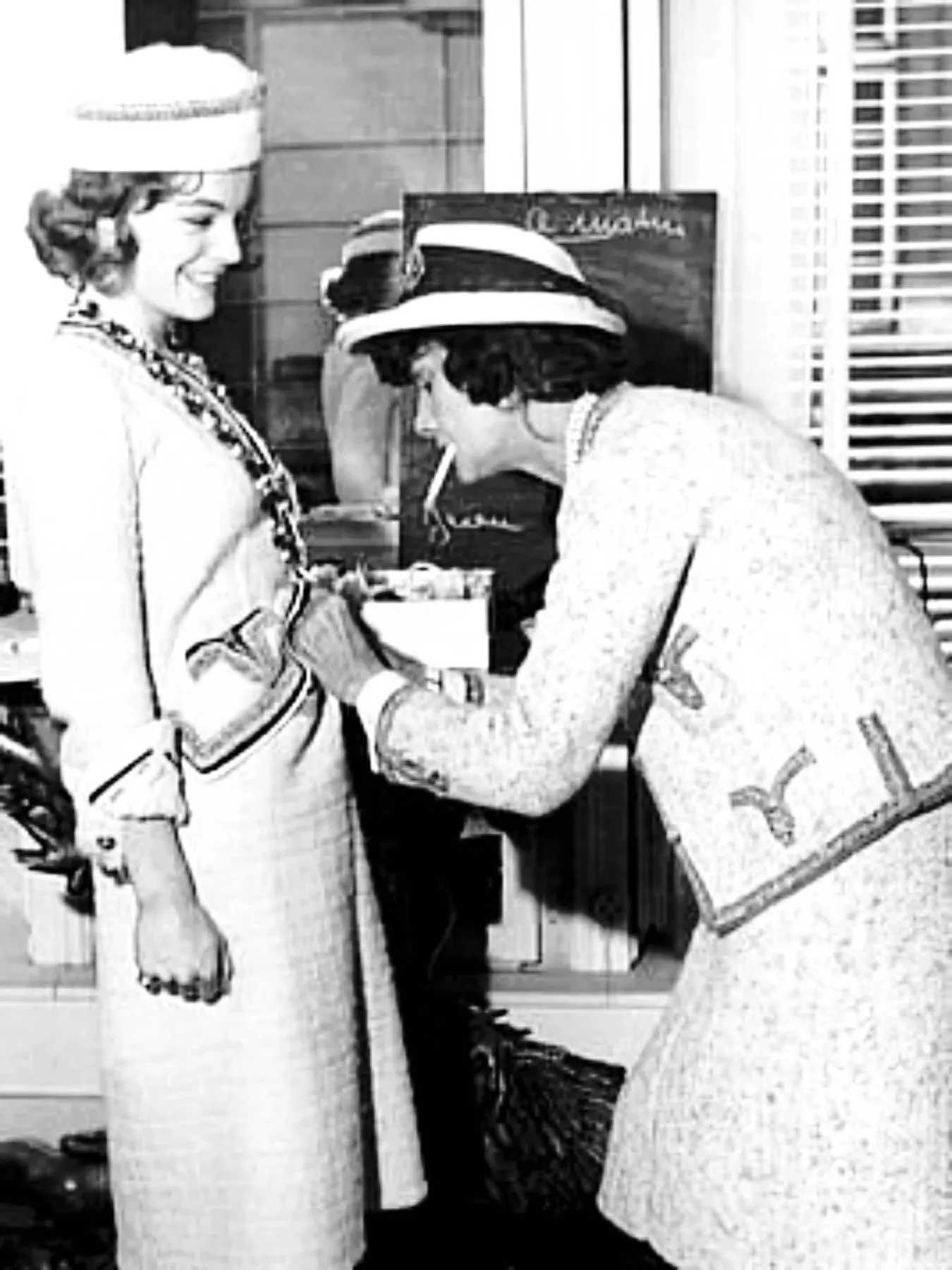 Romy Schneider with Coco Chanel