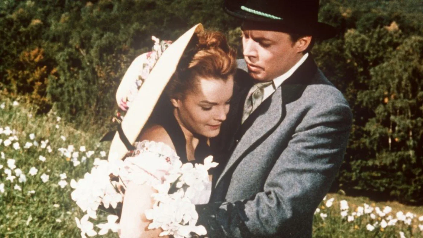 Romy Schneider and Karlheinz Böhm in film Sissi – Fateful Years of an Empress(1957)