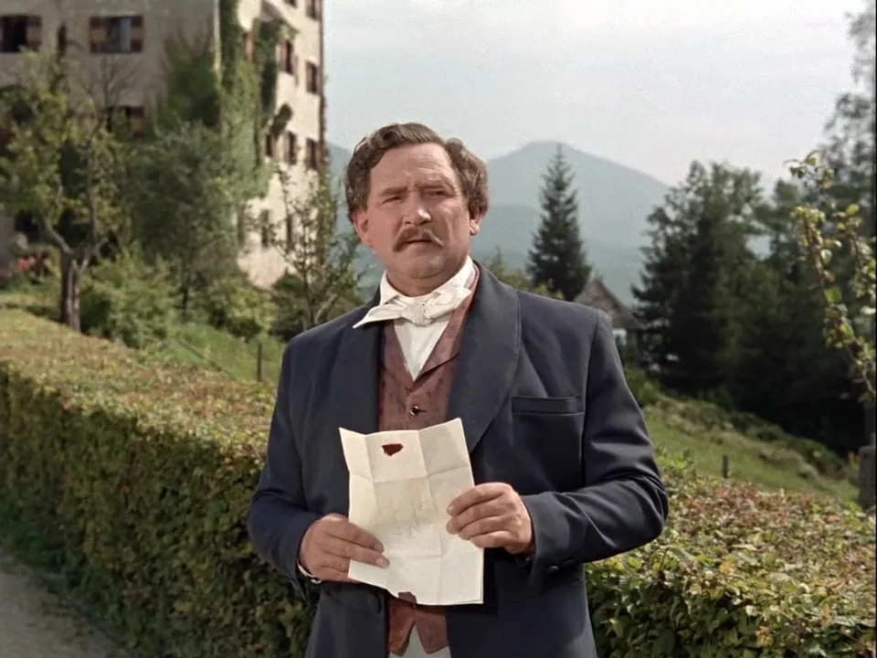 Gustav Knuth as Duke Maximilian Joseph in Bavaria in film Sissi (1955)