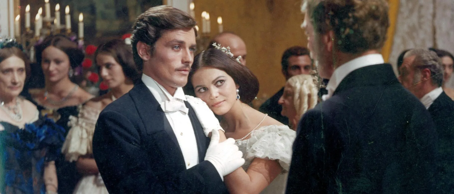 Alain Delon and Claudia Cardinale in The Leopard (film, Il Gattopardo, 1963)