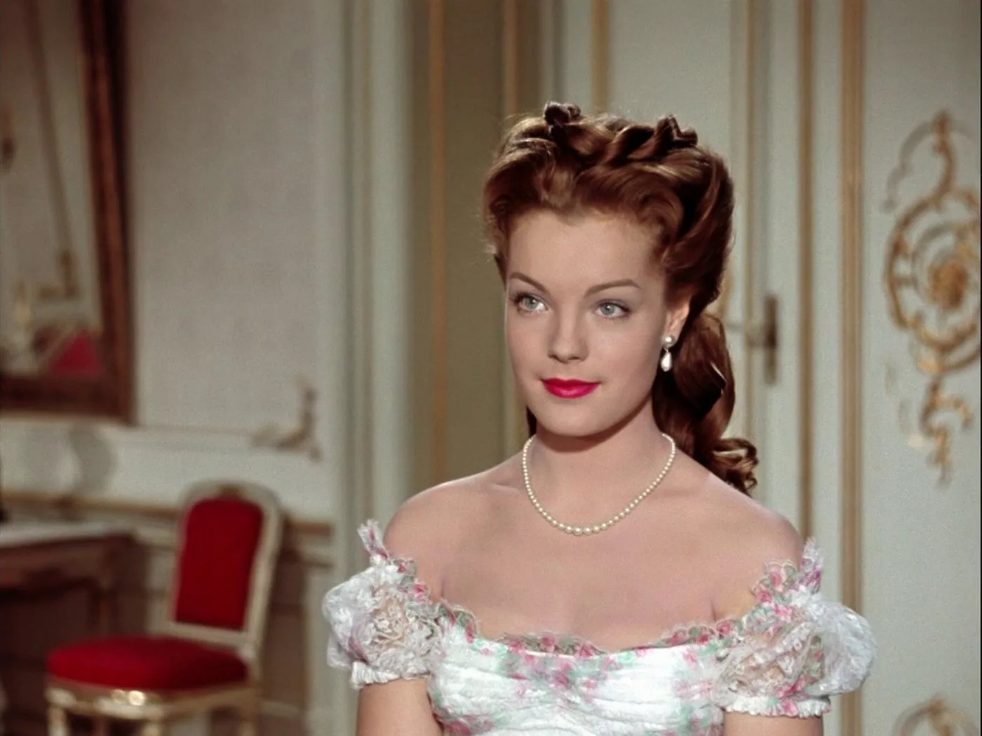Romy Schneider as Elisabeth in Bavaria, called Sissi in film Sissi – The Young Empress (1956)